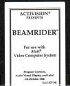 Beamrider Atari cartridge scan