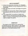 Beat'Em & Eat'Em / Lady in Wading Atari instructions