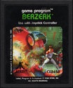 Berzerk Atari cartridge scan