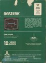 Berzerk Atari cartridge scan