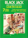 Blackjack Atari cartridge scan