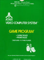 Blackjack Atari cartridge scan
