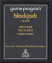 Blackjack Atari cartridge scan