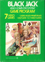 Blackjack Atari cartridge scan