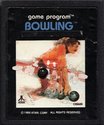 Bowling Atari cartridge scan