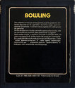 Bowling Atari cartridge scan