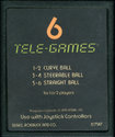 Bowling Atari cartridge scan