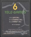 Bowling Atari cartridge scan