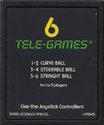 Bowling Atari cartridge scan