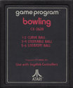 Bowling Atari cartridge scan