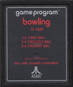 Bowling Atari cartridge scan