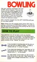 Bowling Atari instructions