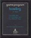 Bowling Atari cartridge scan