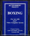 Boxing Atari cartridge scan