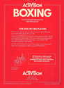 Boxing Atari cartridge scan