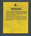 Boxing Atari cartridge scan