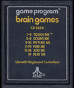 Brain Games Atari cartridge scan