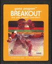 Breakout Atari cartridge scan