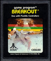 Breakout Atari cartridge scan