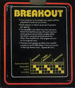 Breakout Atari cartridge scan