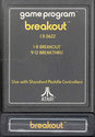 Breakout Atari cartridge scan