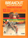 Breakout Atari cartridge scan