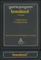 Breakout Atari cartridge scan