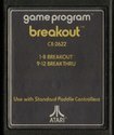 Breakout Atari cartridge scan