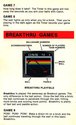 Breakout Atari instructions