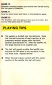 Breakout Atari instructions