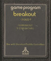 Breakout Atari cartridge scan