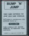 Bump 'n' Jump Atari cartridge scan