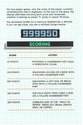 BurgerTime Atari instructions