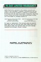 BurgerTime Atari instructions