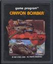 Canyon Bomber Atari cartridge scan