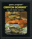 Canyon Bomber Atari cartridge scan