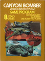 Canyon Bomber Atari cartridge scan