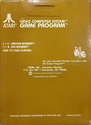 Canyon Bomber Atari cartridge scan