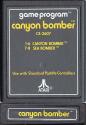 Canyon Bomber Atari cartridge scan