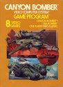 Canyon Bomber Atari cartridge scan