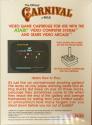 Carnival Atari cartridge scan
