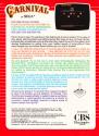 Carnival Atari cartridge scan