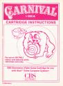 Carnival Atari instructions