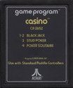 Casino Atari cartridge scan