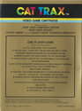 Cat Trax Atari cartridge scan