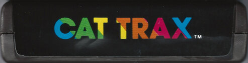 Cat Trax Atari cartridge scan