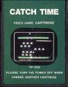 Catch Time Atari cartridge scan