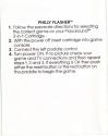 Philly Flasher / Cathouse Blues Atari instructions