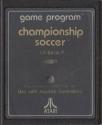 Championship Soccer Atari cartridge scan