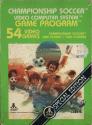 Championship Soccer Atari cartridge scan